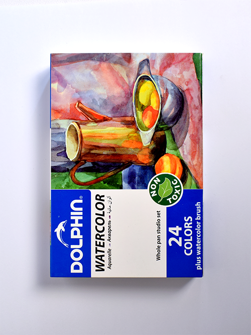 آبرنگ دلفین۲۴ رنگ