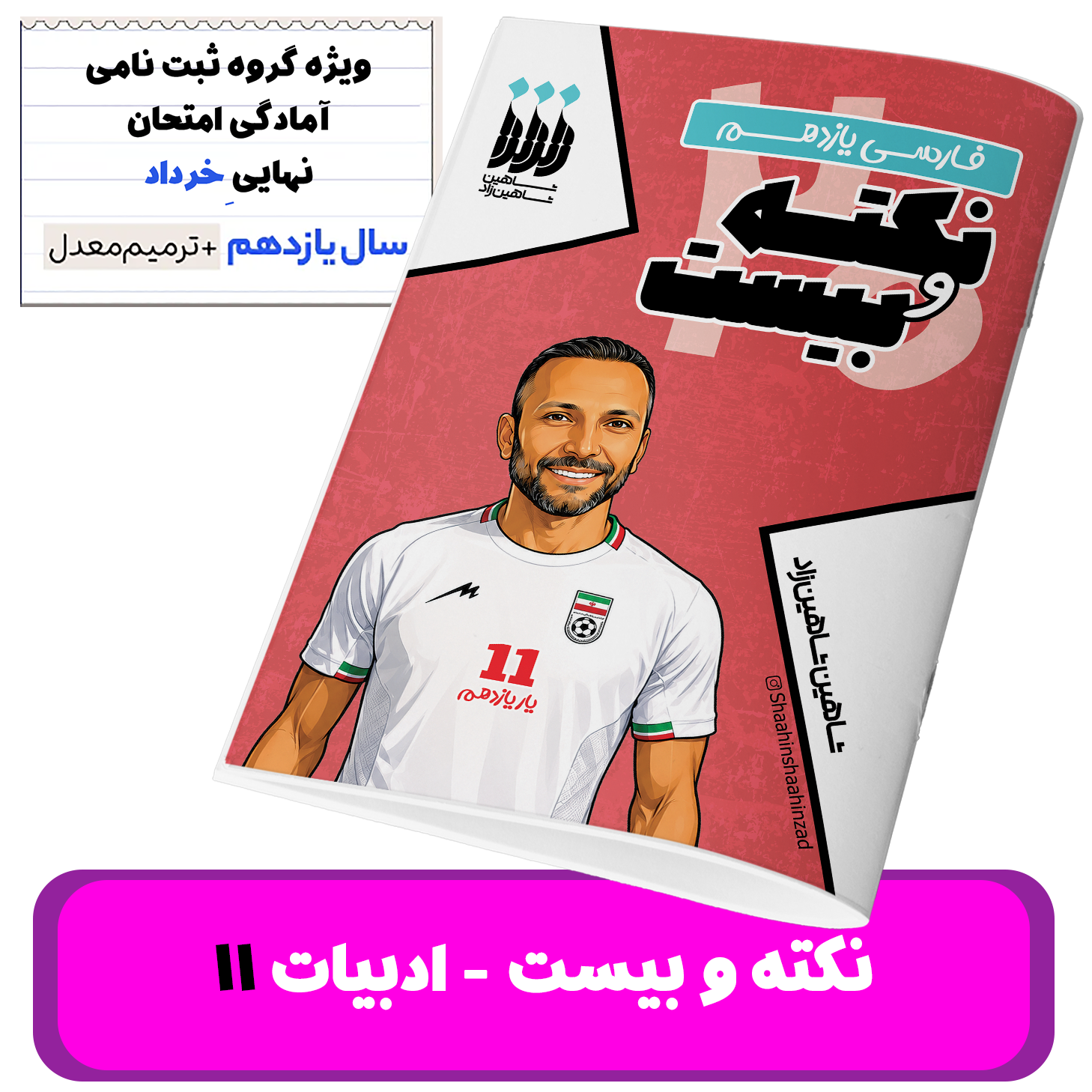 ادبیات یازدهم-ویژه گروه آمادگی برای نهایی - استاد شاهین زاد