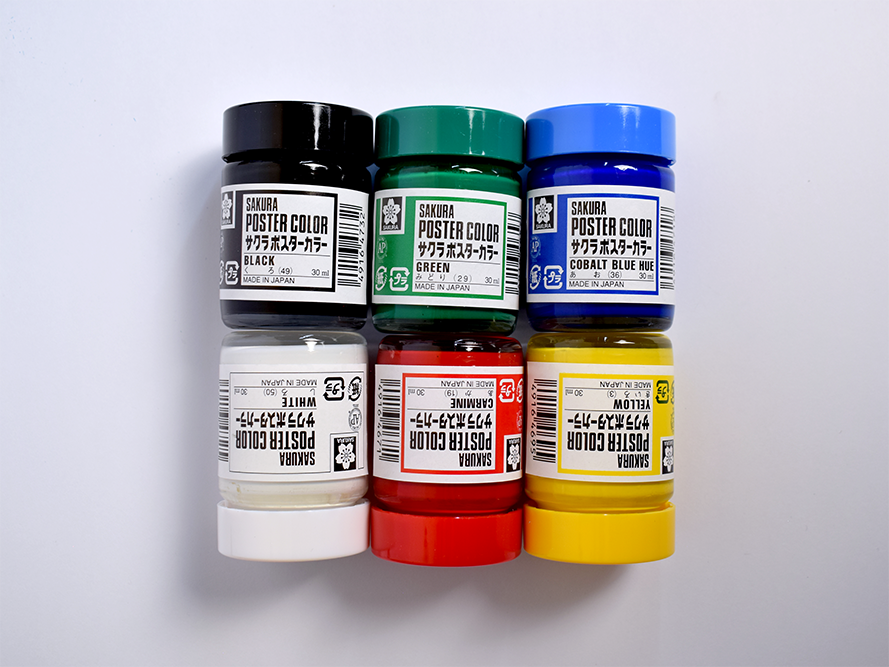 گواش ۶ رنگ ساکورا