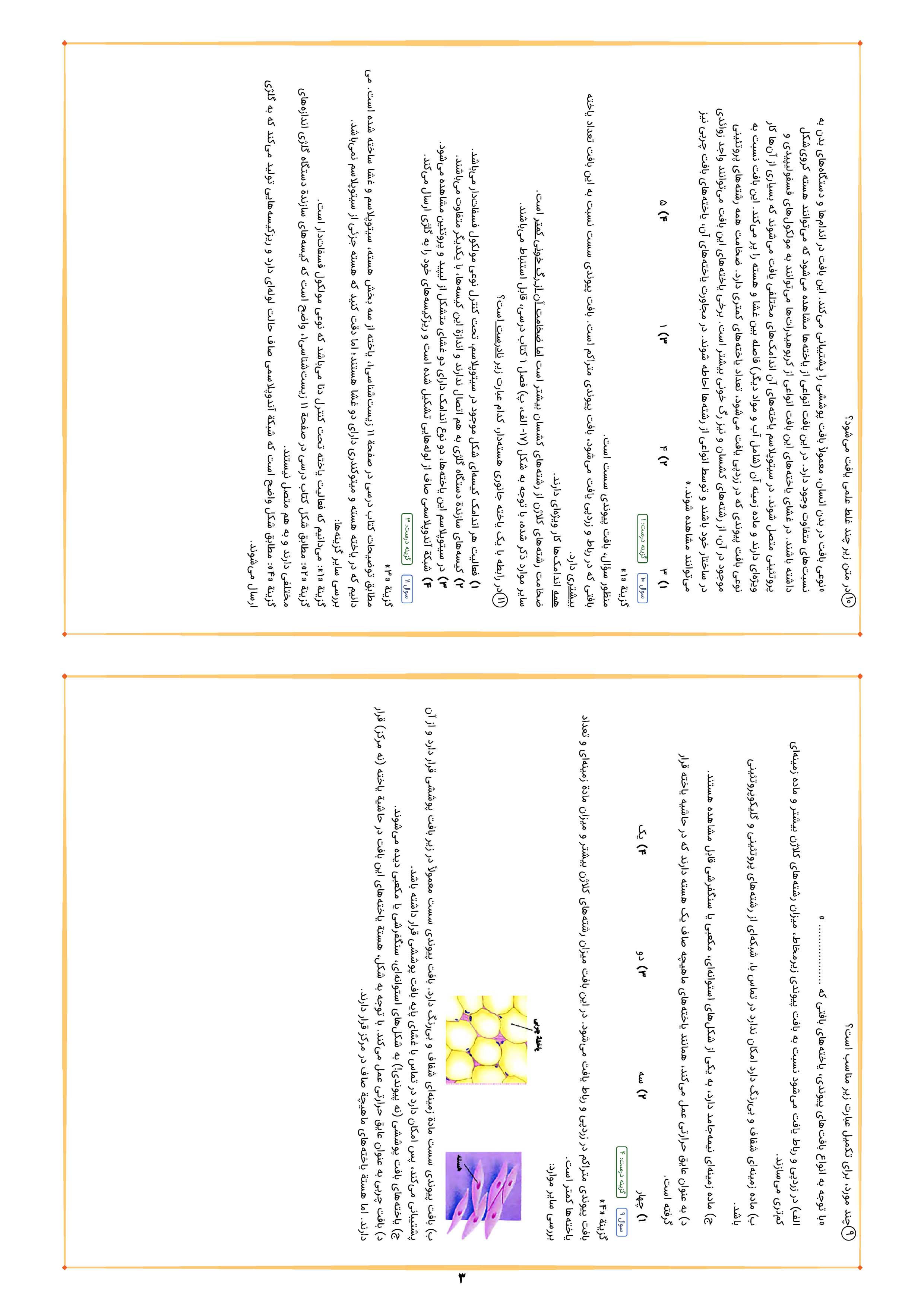 پک 2جلدی بانک تست جامع زیست شناسی (چاپ این جزوه بصورت 2صفحه در 1صفحه می باشد ) استاد همدانی ویژه کنکور 1404