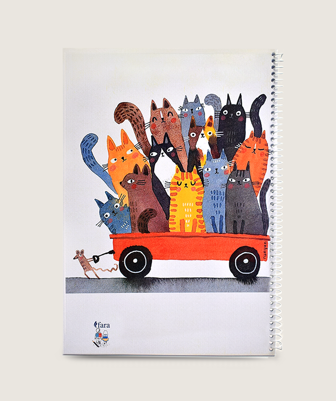 دفتر نقاشی سیمی  fara