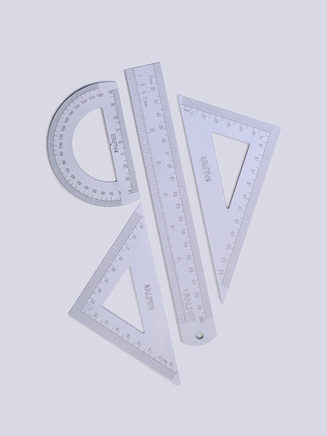 ست اندازه گیری فلزی 4 تکه R-840