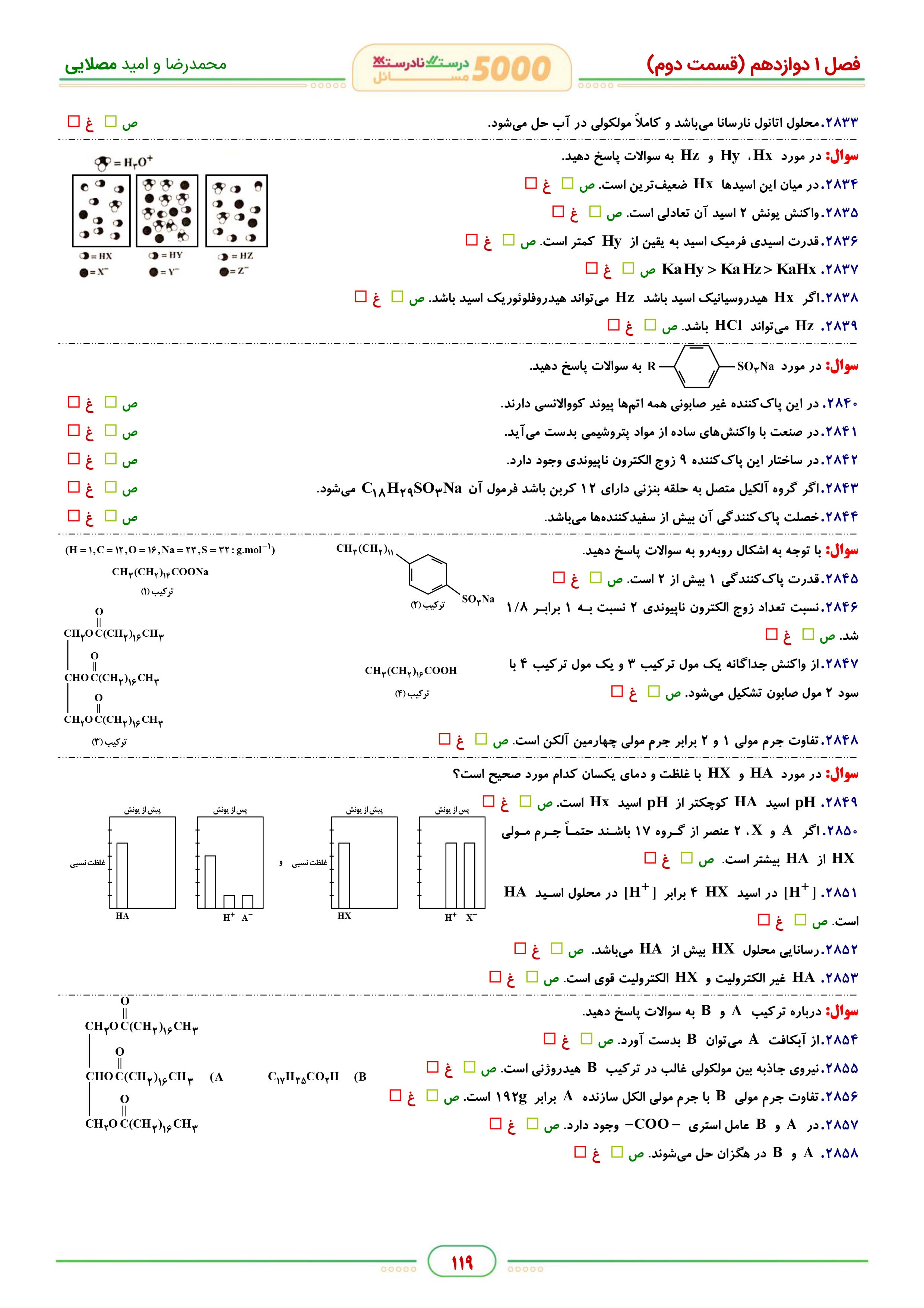  کتاب 5000 شیمی استادان محمد رضا و امید مصلایی 