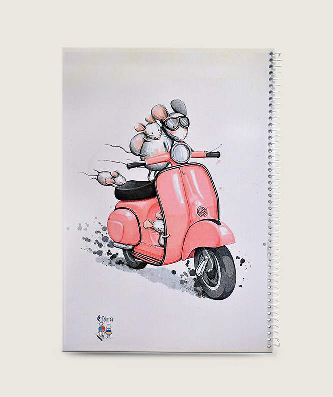 دفتر نقاشی سیمی  fara