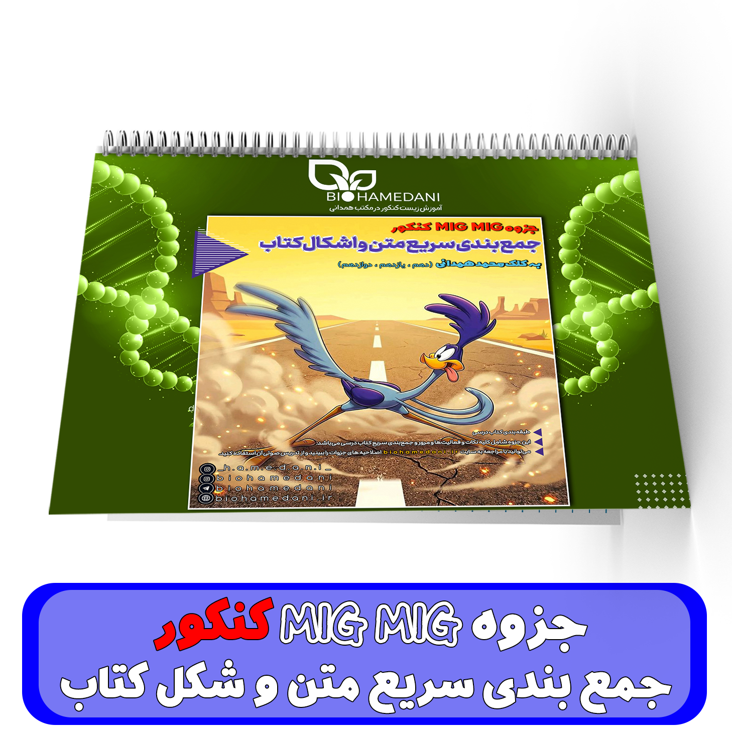 جزوه میگ میگ (جمعبندی سریع جامع) زیست شناسی استاد همدانی کنکور 1405