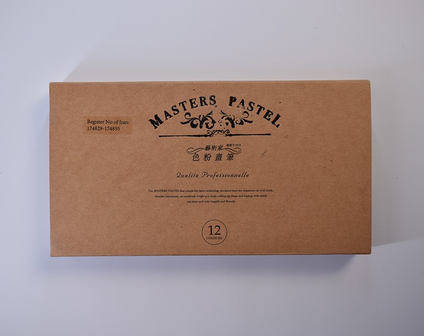 پاستل گچی 12 رنگ مسترآرتیست ماریس