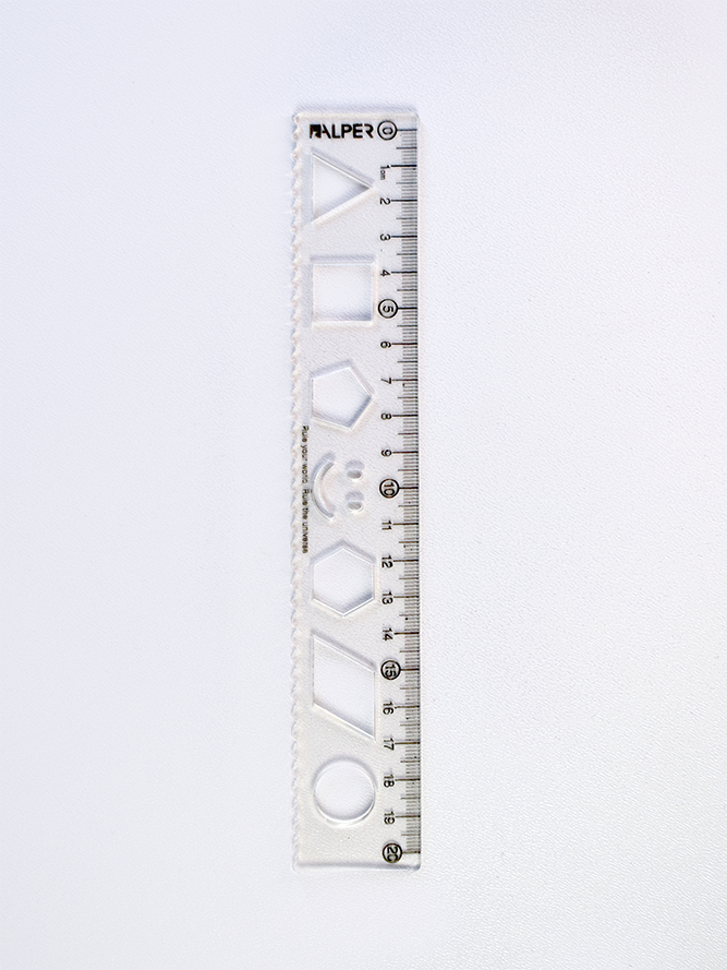 خط کش ژله ای 20 سانتیمتری