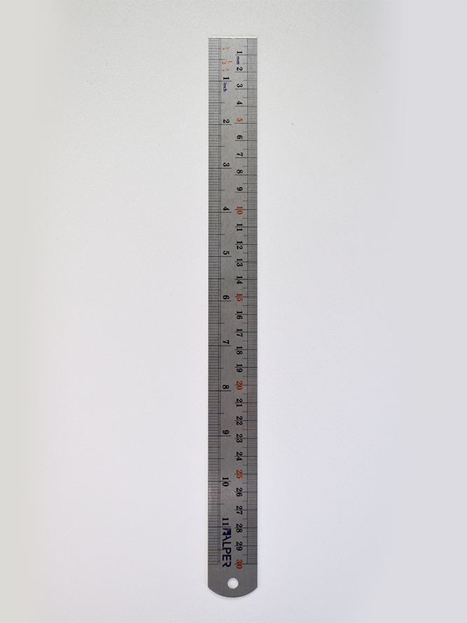 خط کش فلزی 30 سانتی