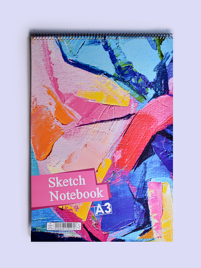 دفتر طراحی 60 برگ A3  رحلی فنر بالا