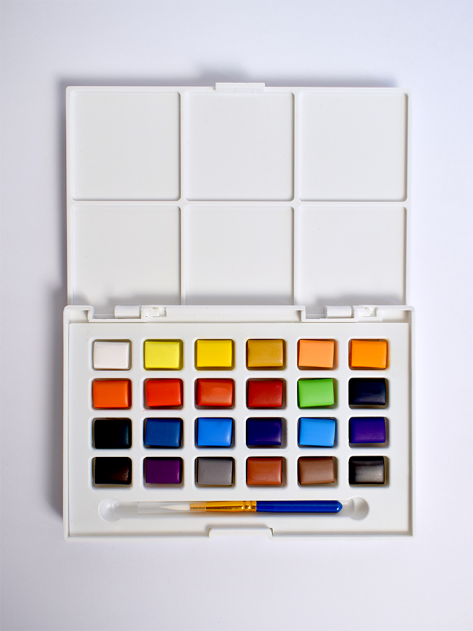 آبرنگ دلفین۲۴ رنگ