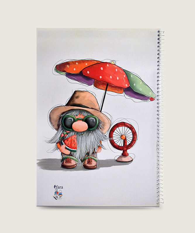 دفتر نقاشی سیمی  fara