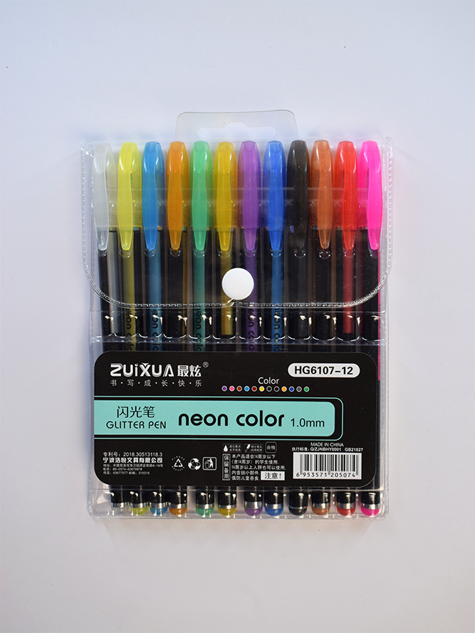 روان نویس اکلیلی نئونی 12 رنگ کیفی 