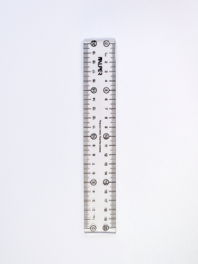 خط کش ژله ای 20 سانتیمتری